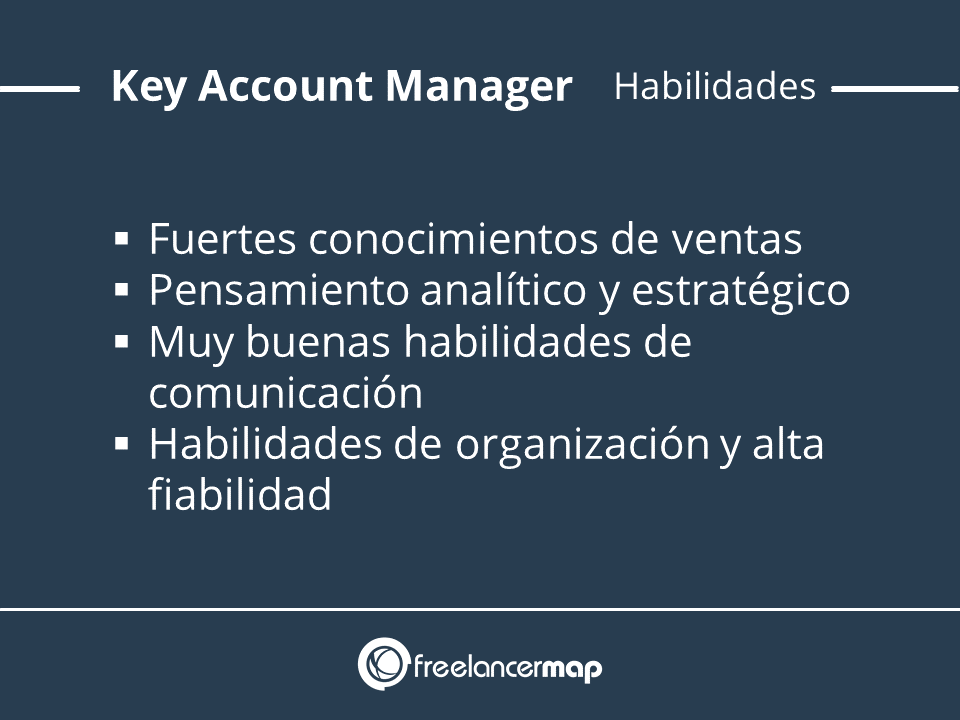 Habilidades y conocimientos Key Account manager