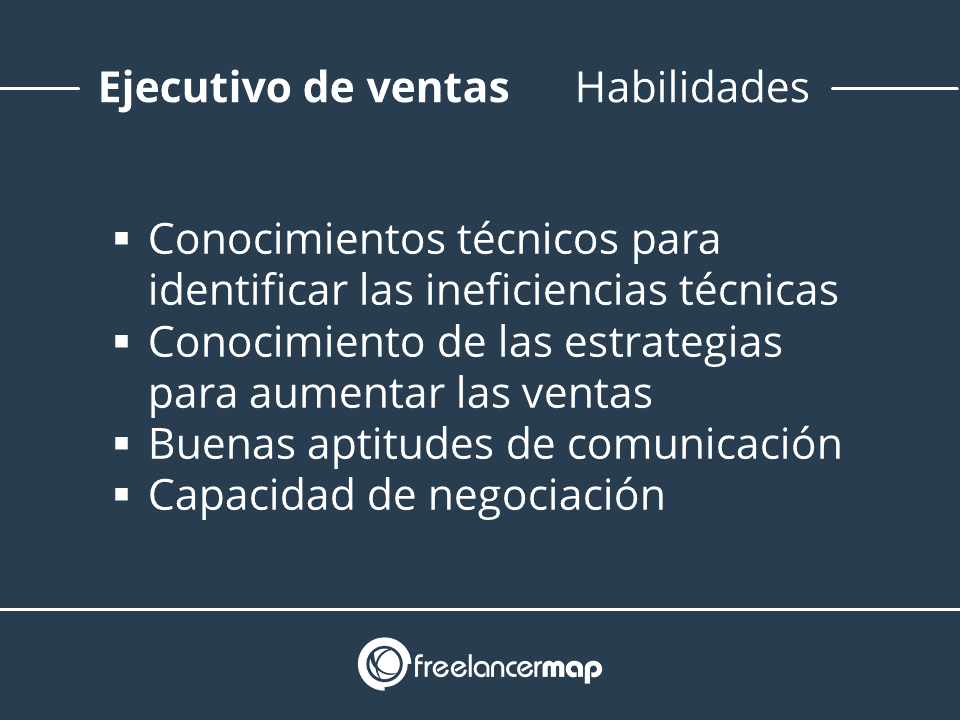 Habilidades requeridas ejecutivo de ventas