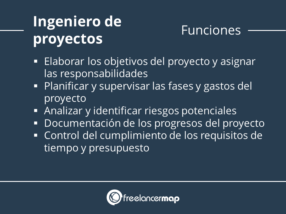 Ingeniero de proyectos funciones