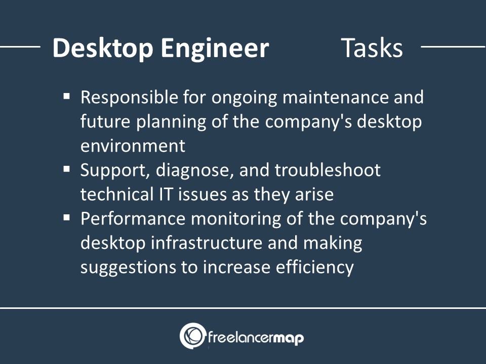 it desktop support engineer responsibilities