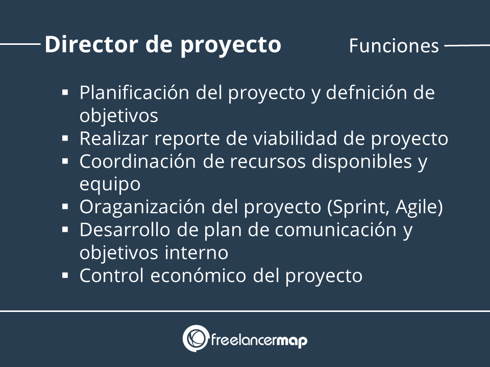 Funciones y responsabilidades del gestor de proyectos