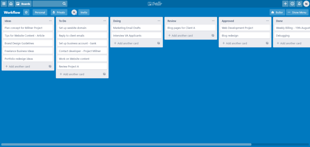 como usar trello - quadros