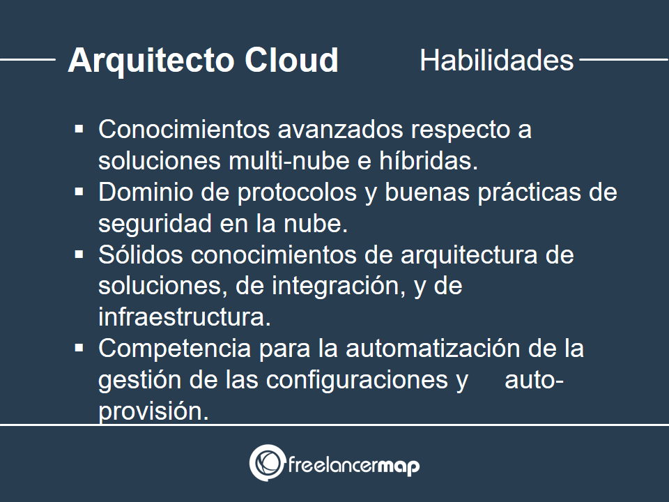 Habilidades y conocimientos del Arquitecto Cloud