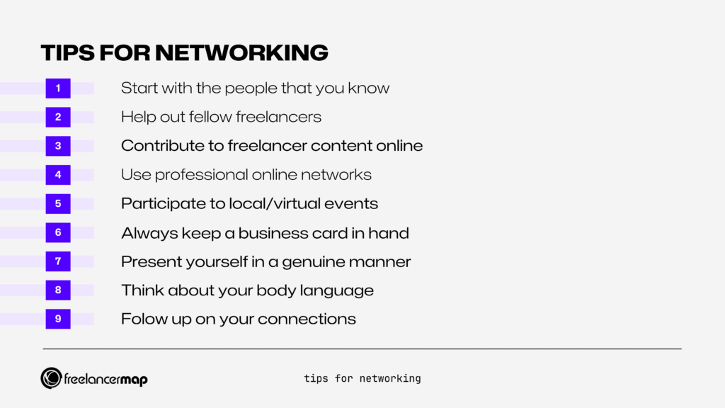 Tips for networking