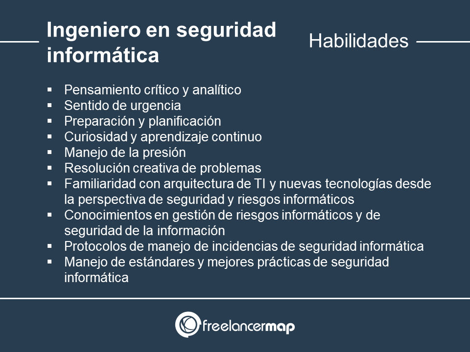 Habilidades y conocimientos del experto en seguridad informática