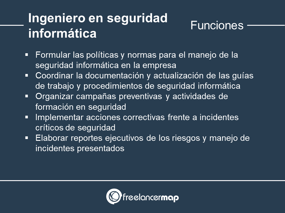 Responsabilidades del técnico en seguridad informática