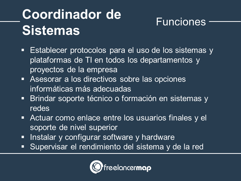 Responsabilidades del coordinador TIC
