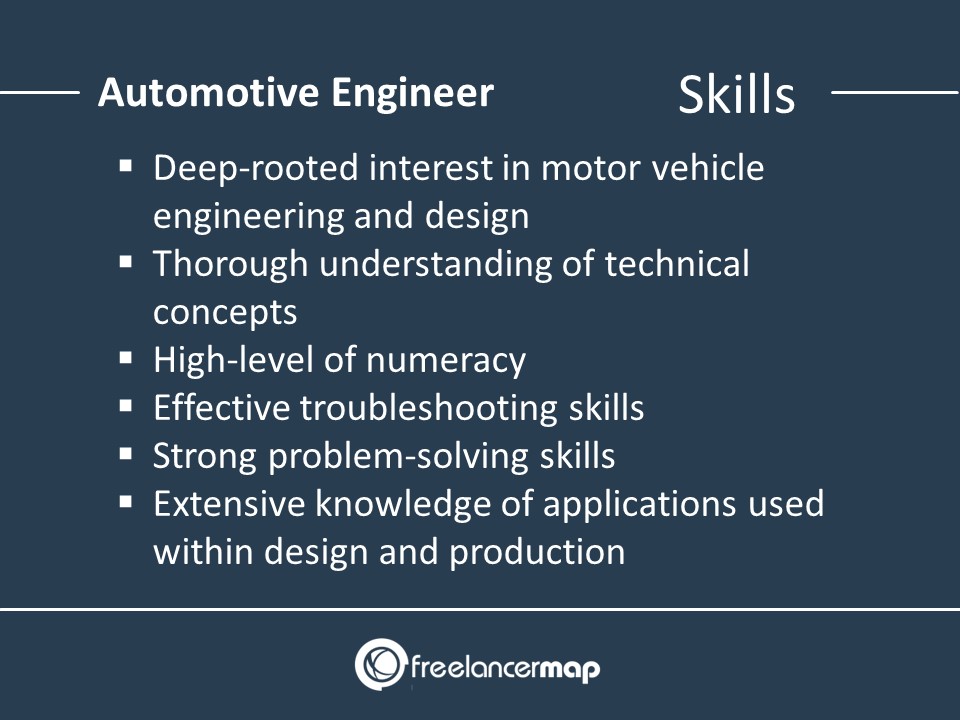 Automotive engineer skills