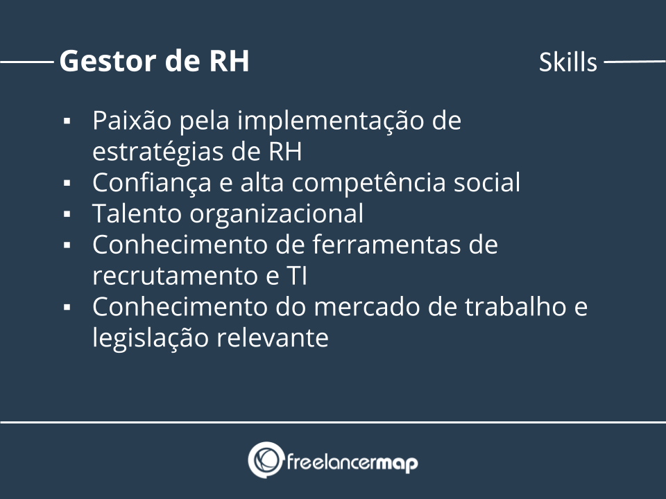 Skills de um gestor de RH.