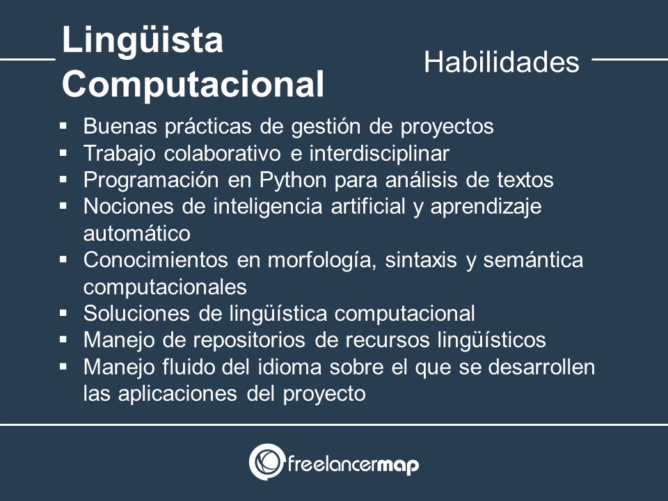 Habilidades y conocimientos del lingüista computacional