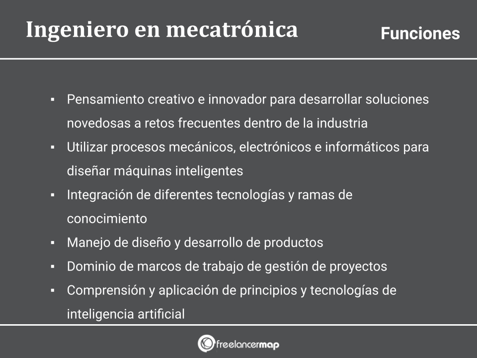 Responsabilidades del ingeniero en mecatrónica