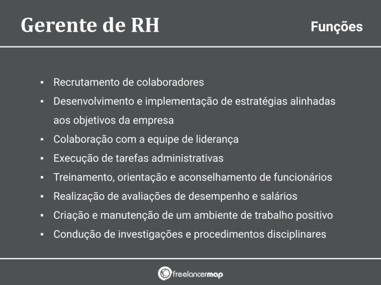 O que faz um gerente de recursos humanos? | Perfis profissionais em TI