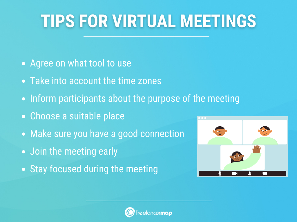 How to organise successful virtual meetings - Tips