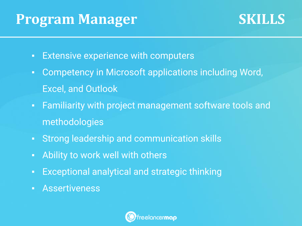 Skills Of A Program Manager