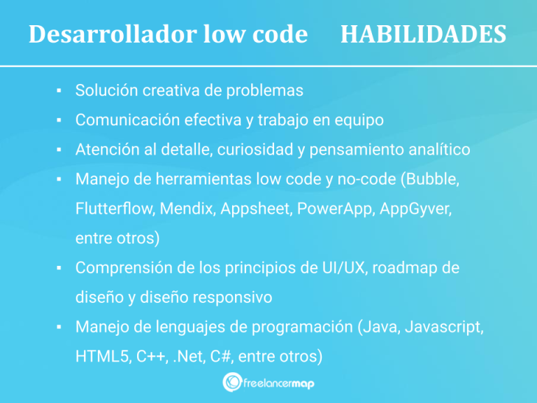 ¿Qué hace un desarrollador low code / no code? | Perfiles profesionales TI