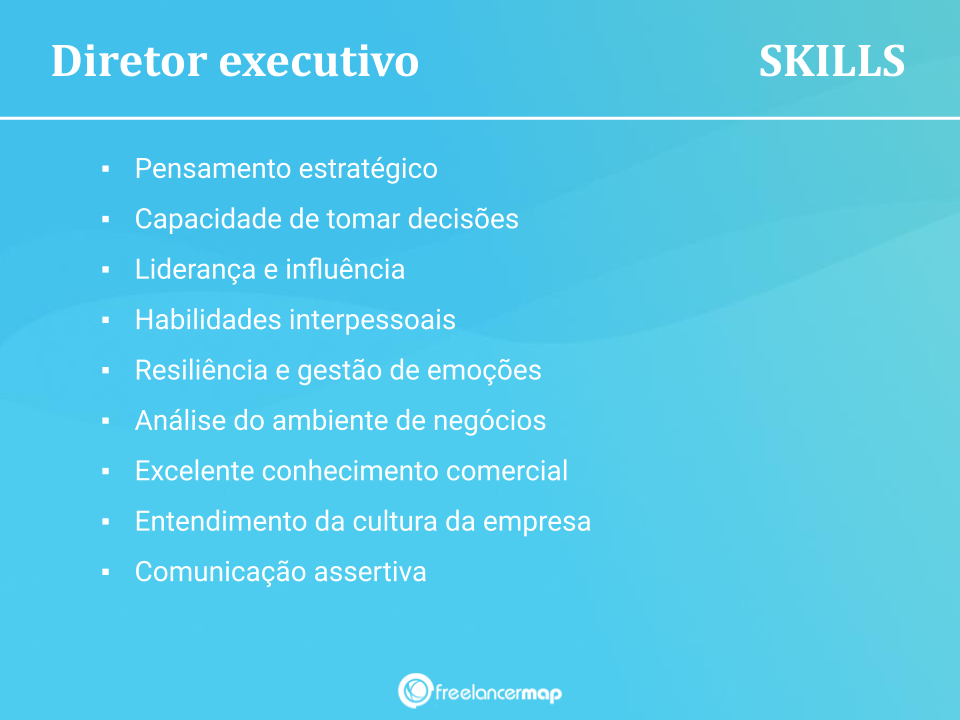 Skills de um CEO. 