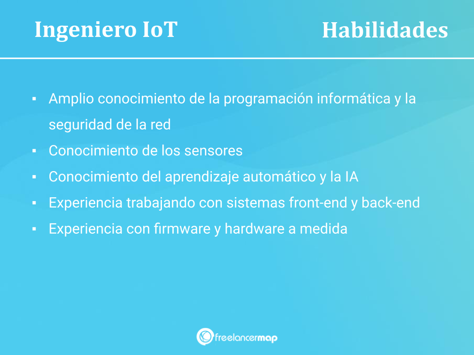 Habilidades del Ingeniero IoT