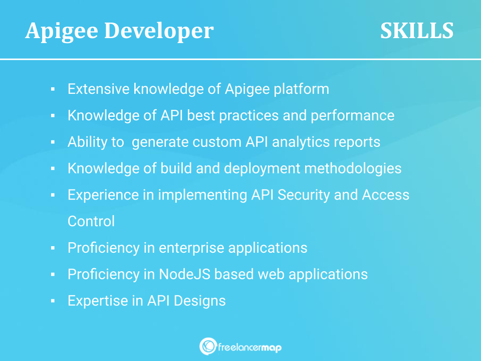 Skills of an Apigee Developer