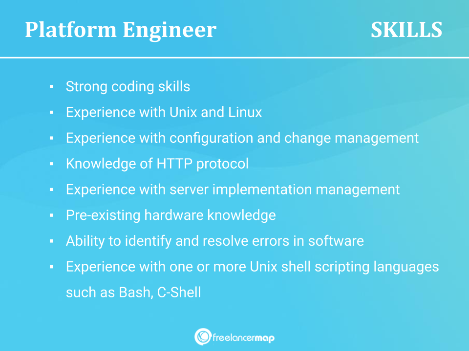 Skills of a Platform Engineer