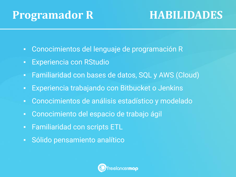 Requisitos para trabajar en programación R