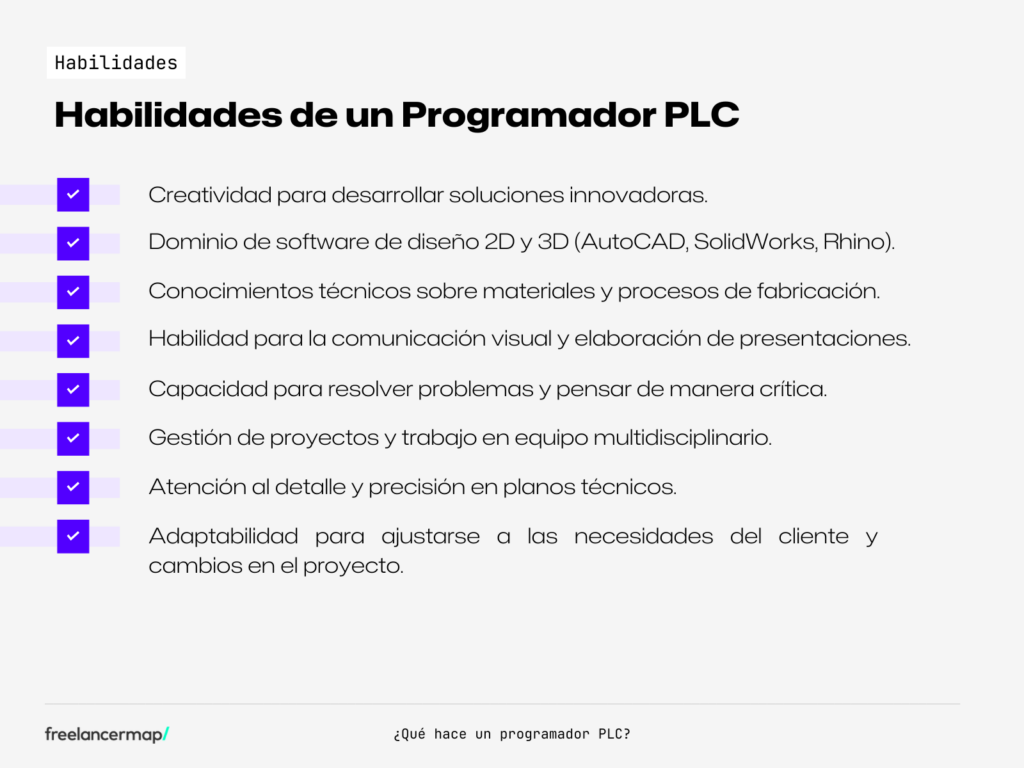 Habilidades herramientas de un programador PLC