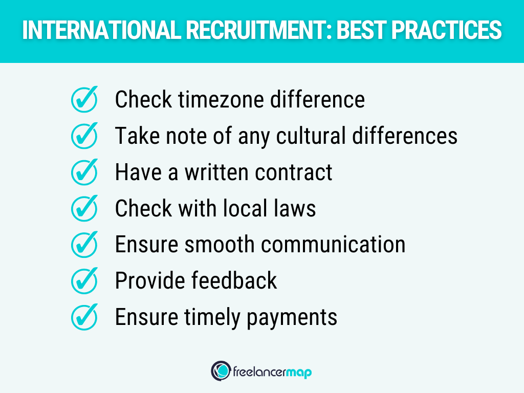 International Recruitment Best Practices