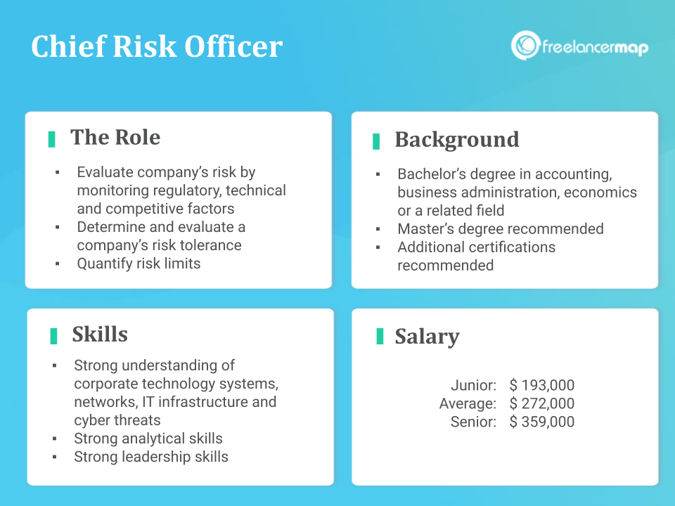 Role Overview - Chief Risk Officer