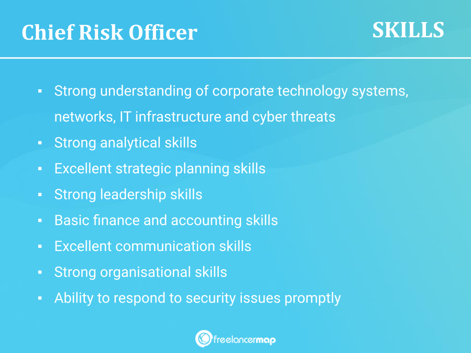 Skills Of A Chief Risk Officer