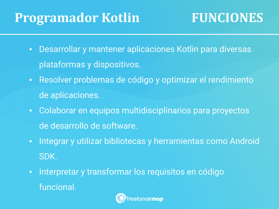 Funciones de un programador Kotlin