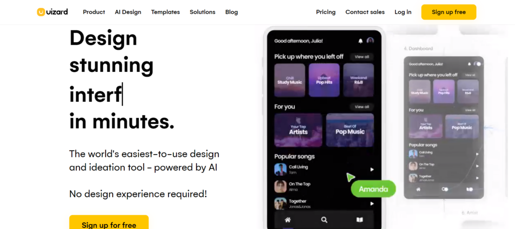 Uizard - AI Tools for Graphic Designers 