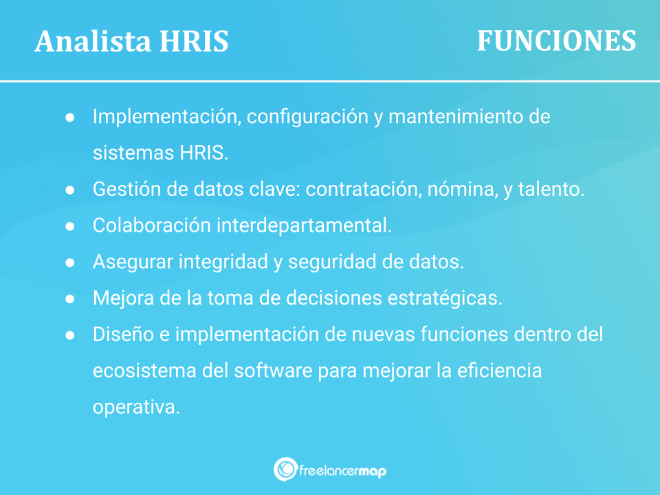 Funciones tareas y responsabilidades de un analista HRIS