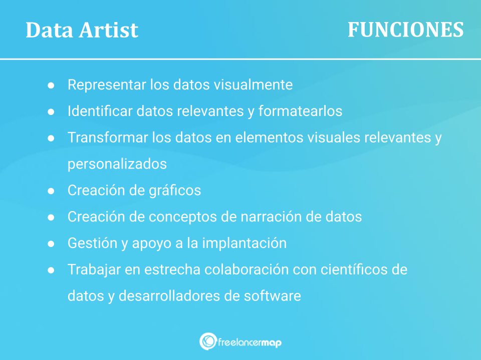 Data artist - funciones rol responsabilidades y tareas