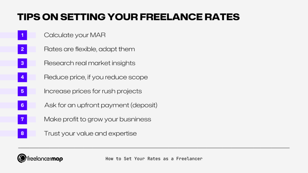 Tips on setting your Freelance Rates 