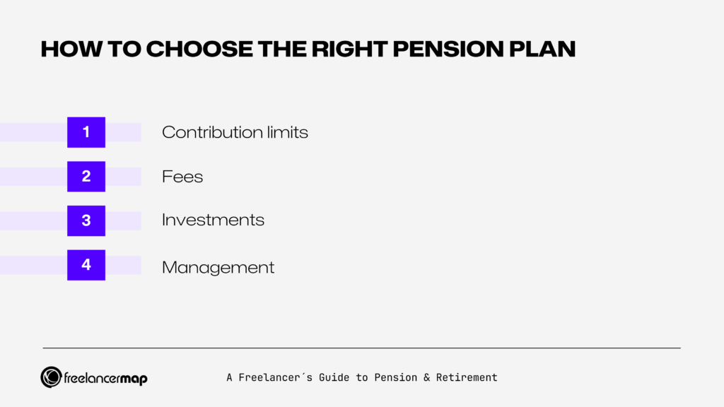 Four Tipps on how to choose th right pension plan