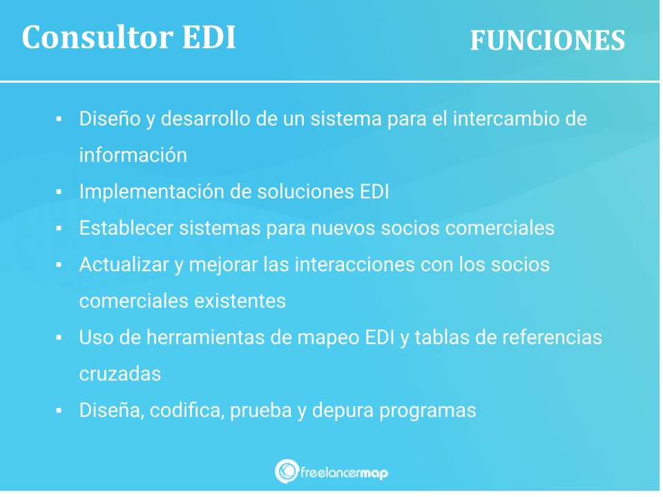 Consultor EDI - Funciones responsabilidades y tareas