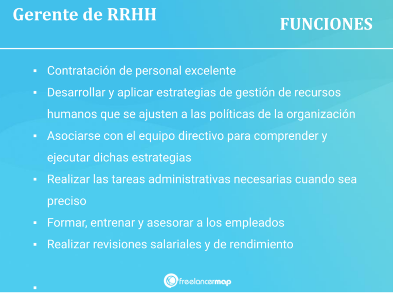 ¿Qué hace un Gerente de Recursos Humanos?