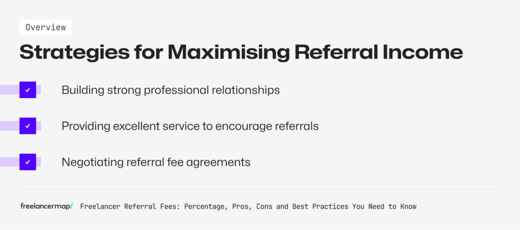 Overview about Strategies for Maximising Referral Income for Freelancers