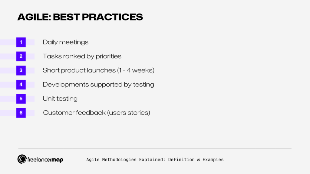Agile: Best practices