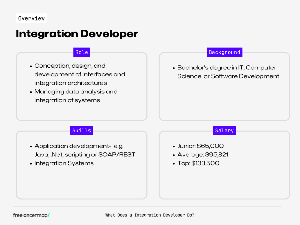 role overview Integration Developer