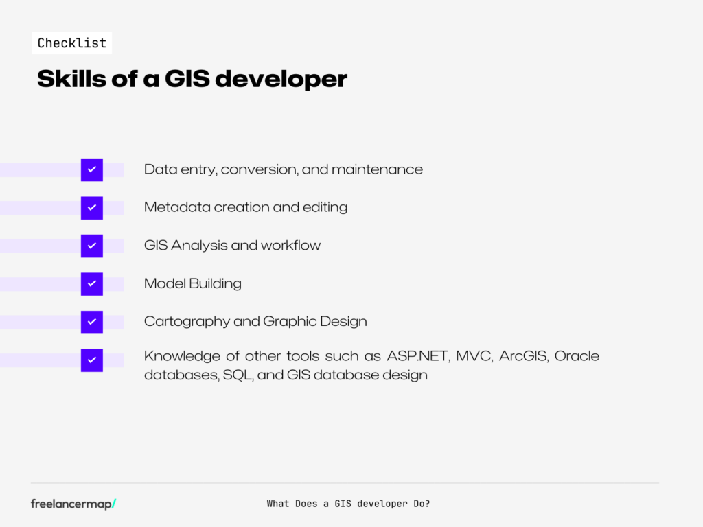 skills GIS developer