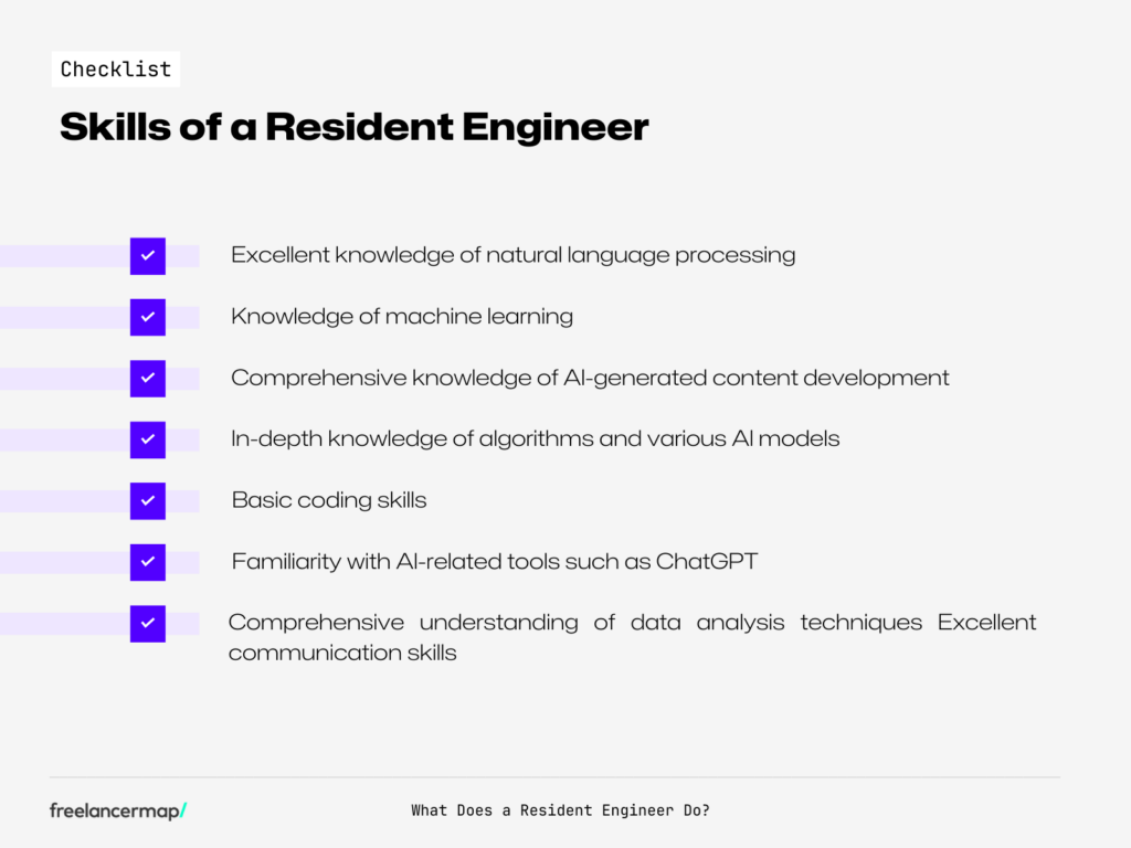 skills resident engineer