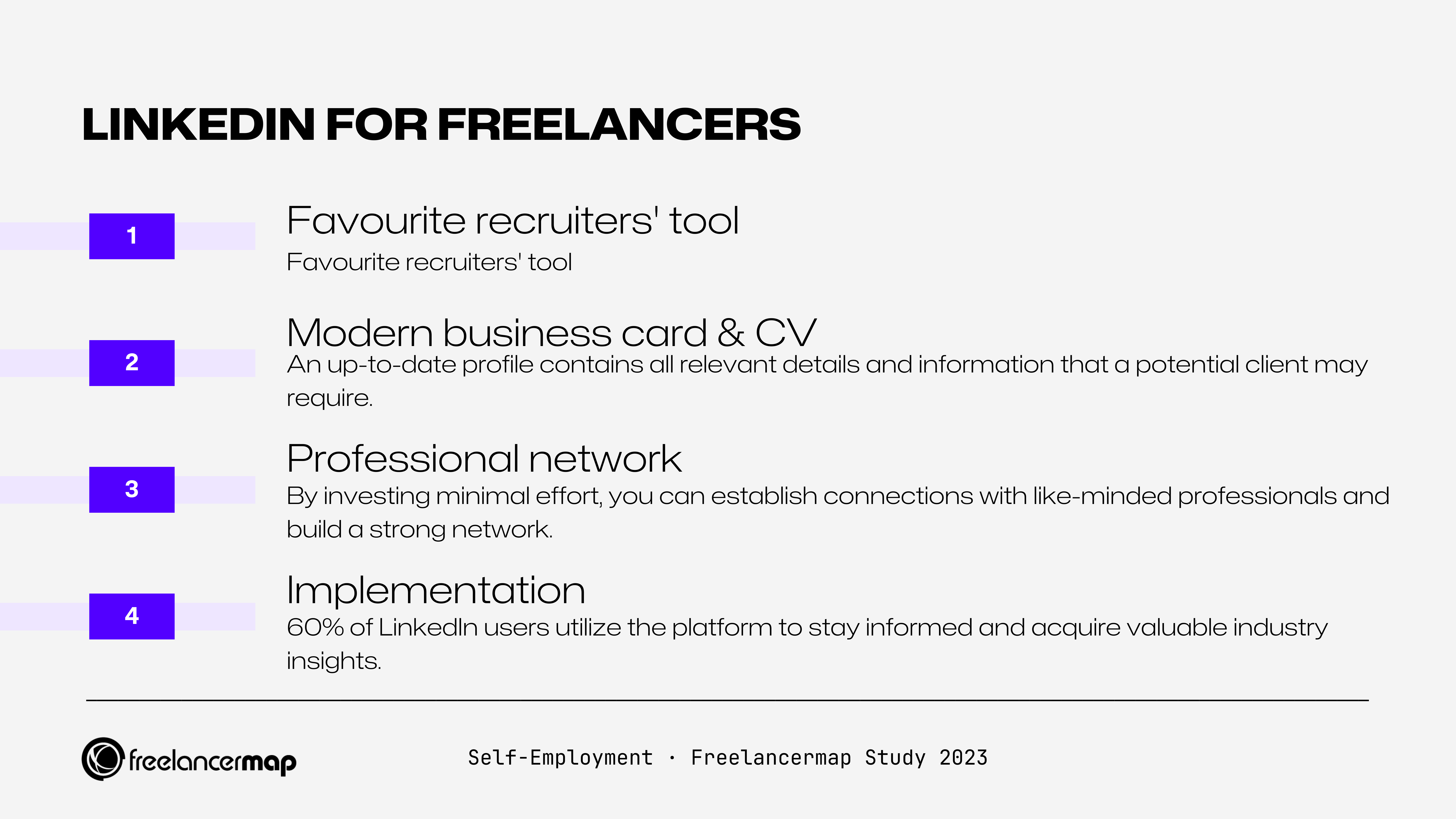 Benefits of using LinkedIn for freelancers