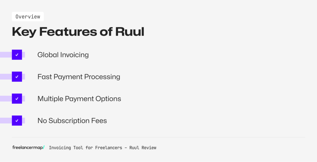 Overview about Key Features of Ruul