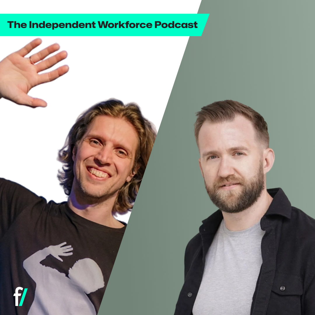 Yurii Lazaruk and Rich Wilson in The Independent Workforce podcast