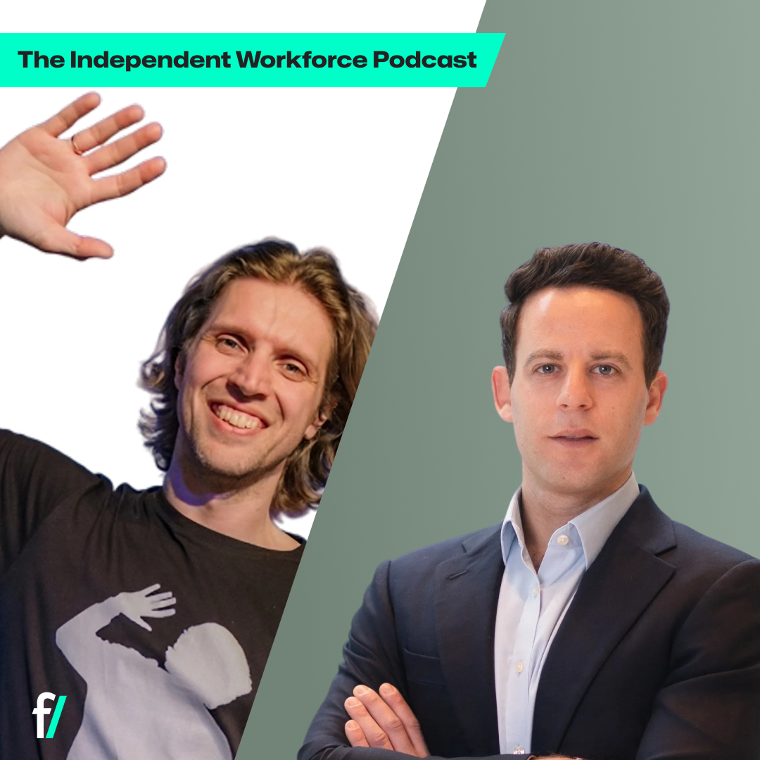 Yurii Lazaruk and Danny Gal in The Independent Workforce podcast